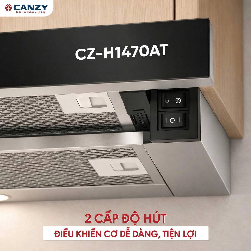 Máy hút mùi âm tủ Canzy CZ-H1470AT