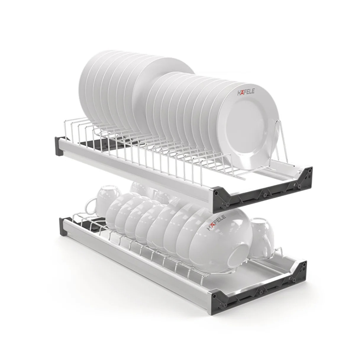 Rổ bát đĩa Hafele PRESTO 544.40.014 có khung - Inox 304 - 900mm