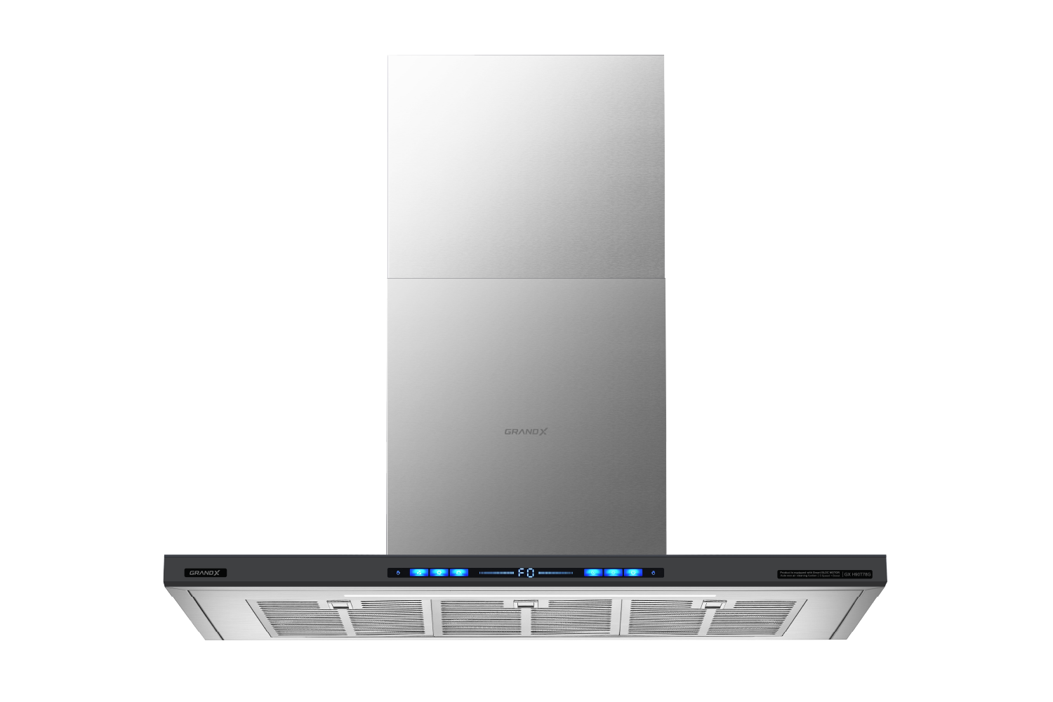 Hút mùi chữ T GrandX GX H70T78B – BLDC Inverter, 1150m³/h, siêu êm
