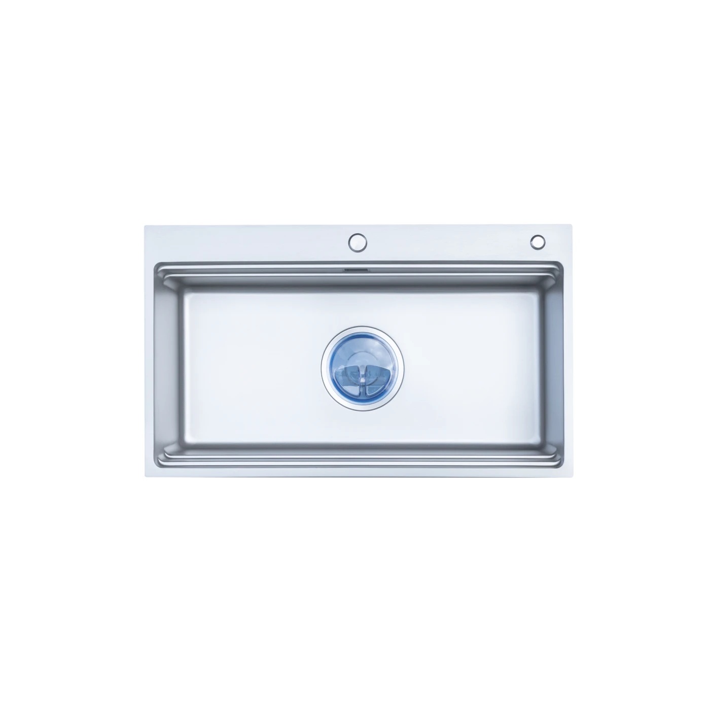 Chậu rửa bát 1 hố Nobinox LIRA NJ564D - Bề mặt Linen, Size 860mm