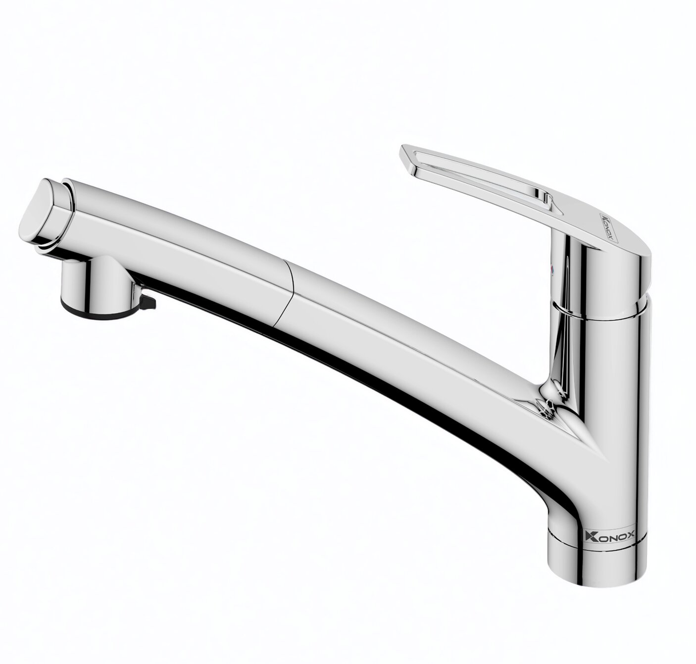 Vòi rửa bát Konox Kira Chrome - Phong cách Nhật