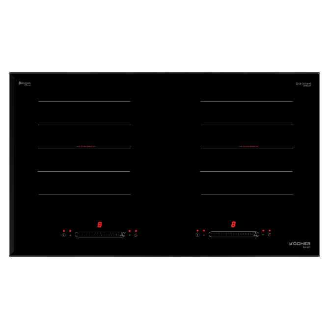 Bếp từ đôi KOCHER DI-221 - Nhập khẩu Malaysia - Công nghệ Inverter