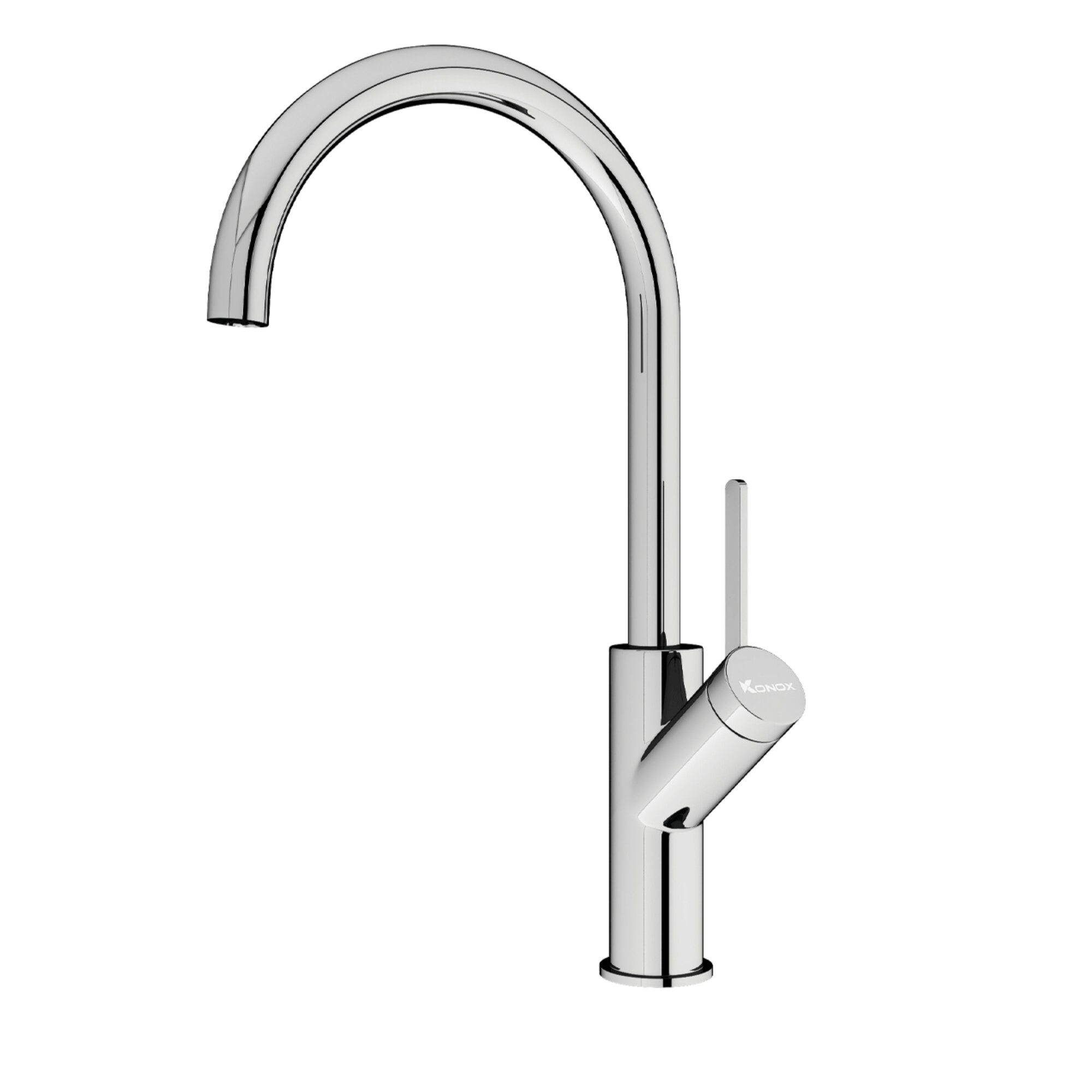 Vòi rửa bát Konox Modo Chrome - Vòm cao sang trọng