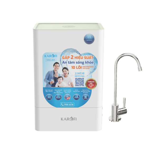 Máy Lọc Nước RO Để Gầm Karofi KAQ-U65 – 10 Lõi Smax