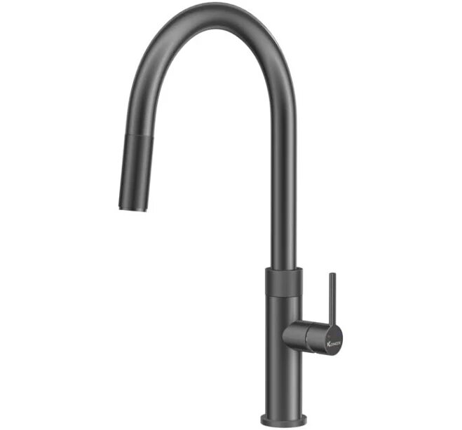 Vòi rửa bát Konox Lasi Gun Metal - Rút dây linh hoạt