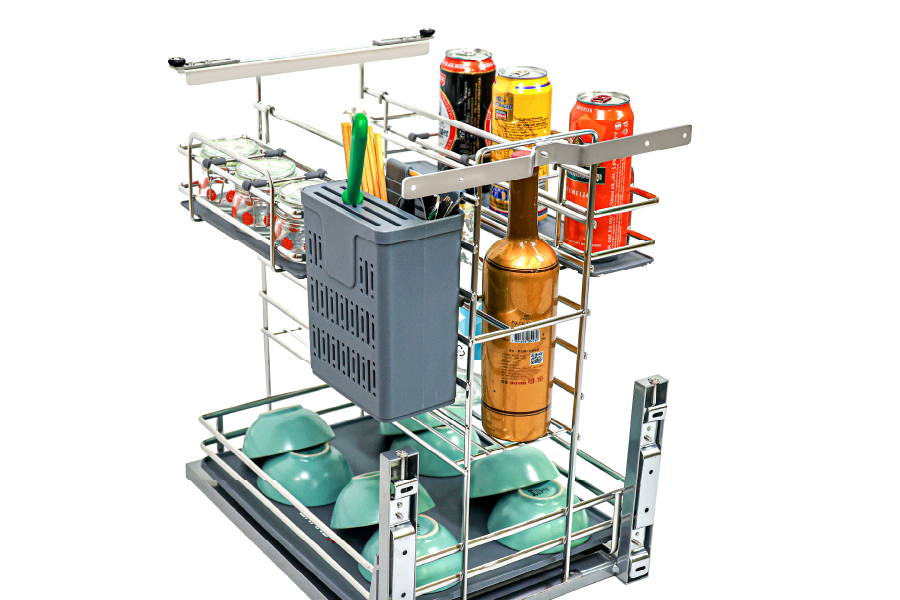 Giá dao thớt gia vị nan Oval GrandX XK.40M2-1