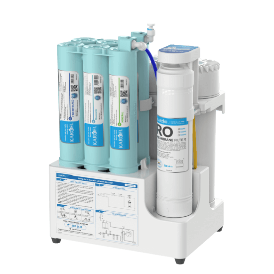 Máy Lọc Nước RO Karofi KAQ-U50K 10 Lõi Smax Để Gầm
