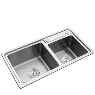 Chậu rửa bát 2 hố Inox 304 FS 8143S