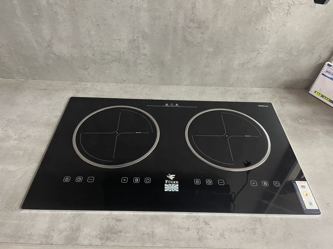 Bếp từ đôi Fuger FG FL68II Plus ( Bản mới ) Nấu nhanh, tiết kiệm điện, an toàn tuyệt đối