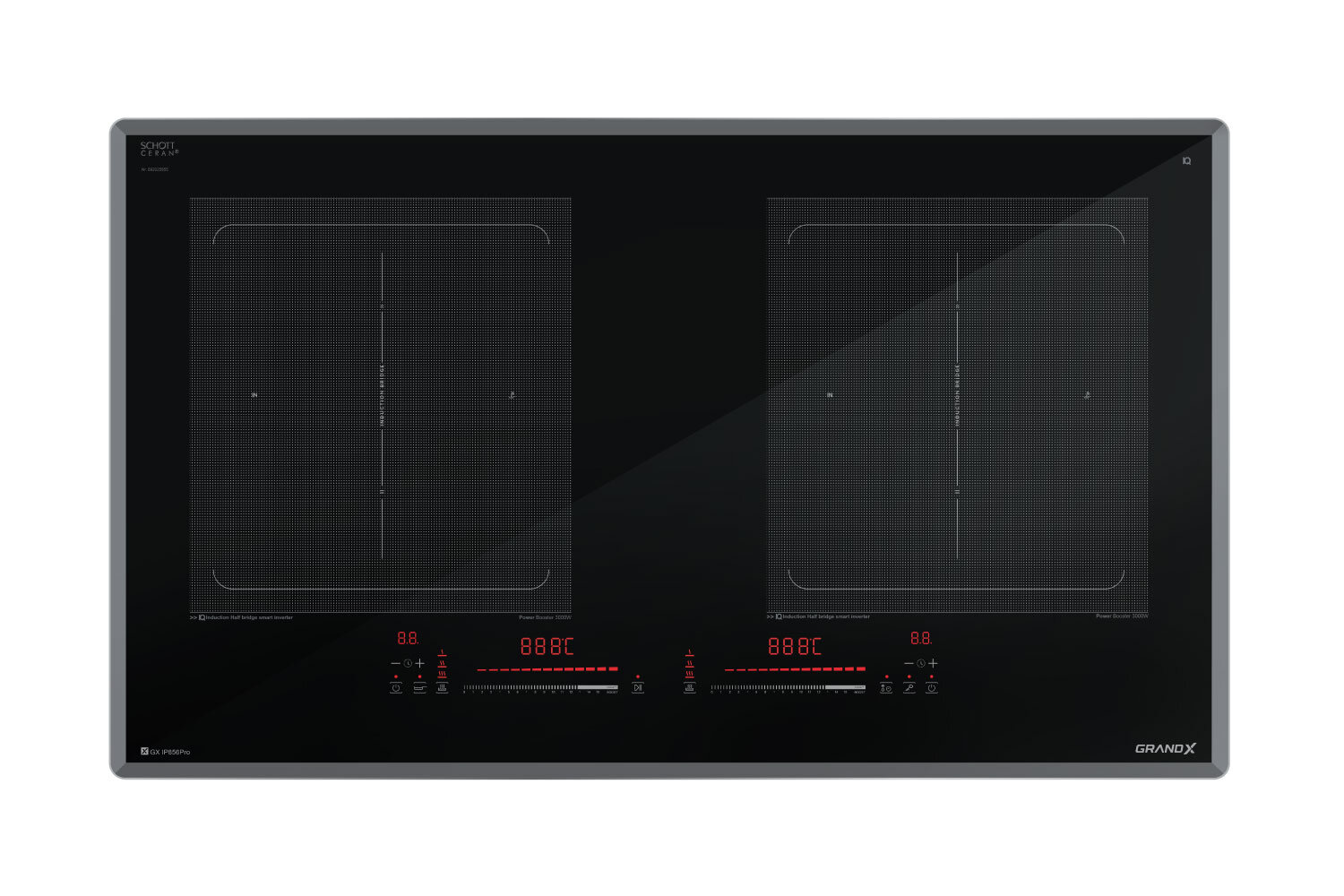 Bếp từ Grandx GX IH855XPro Series 8 nhập Malaysia - Kính Schott Ceran