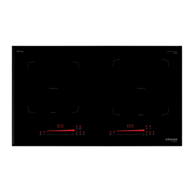 Bếp từ đôi KOCHER DI-336PRO - Nhập khẩu Hàn Quốc - Booster 3200W