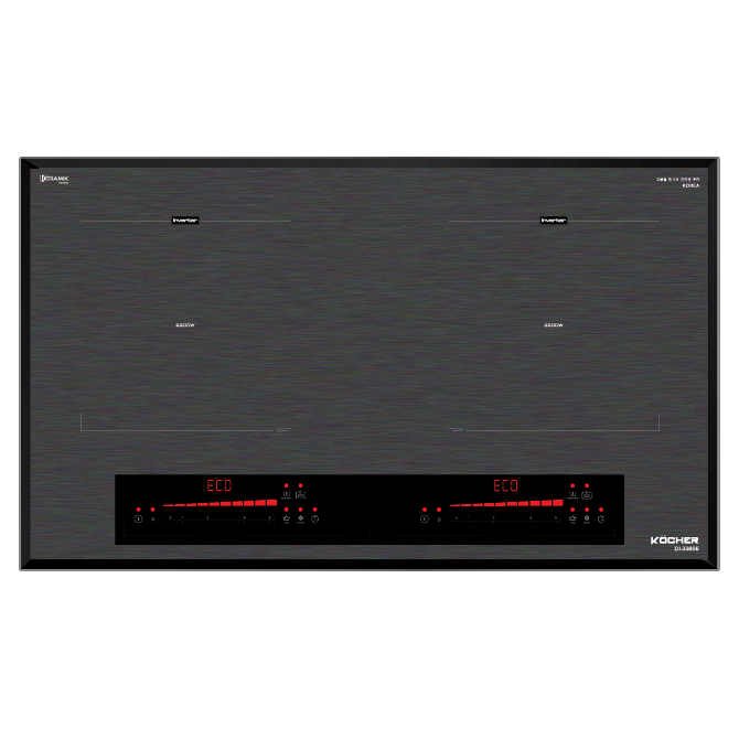 Bếp từ đôi KOCHER DI-339SE - Nhập khẩu Hàn Quốc - Thiết kế sang trọng