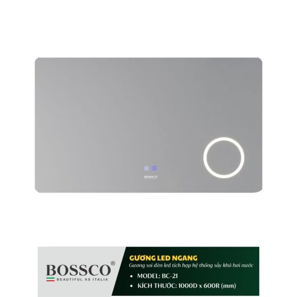 Gương LED ngang BOSSCO BC-21