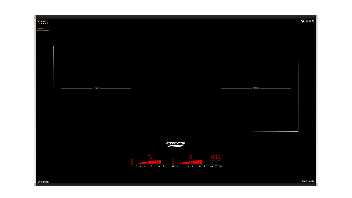 Bếp từ Chefs EH-DIH889 – Nhập khẩu Đức, Inverter