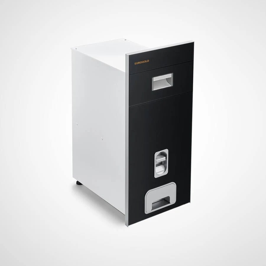Thùng gạo mặt gương nút nhấn Eurogold B303 (GB300B)