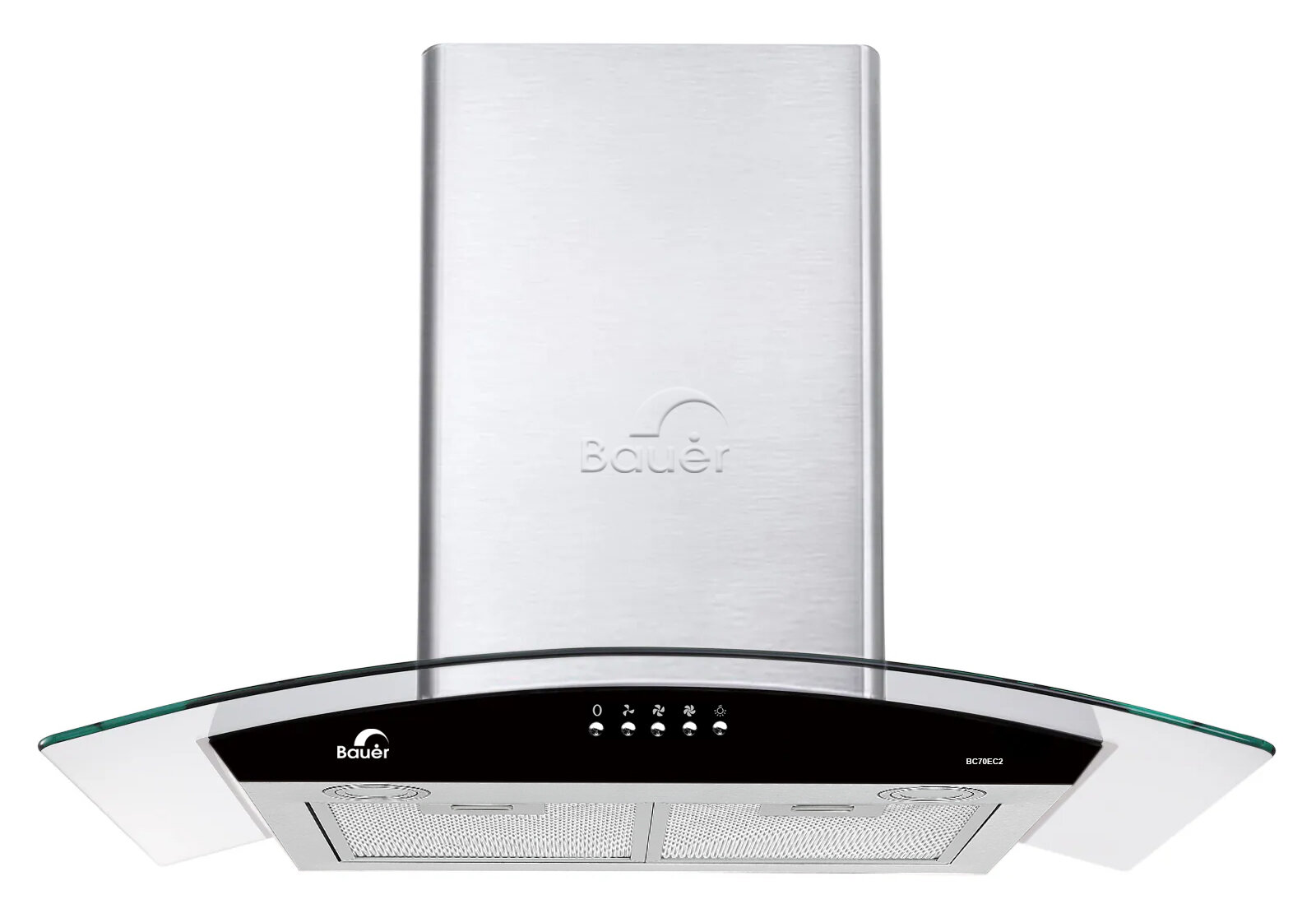 Máy Hút Mùi Bauer BC 70EC2 - Kính cong