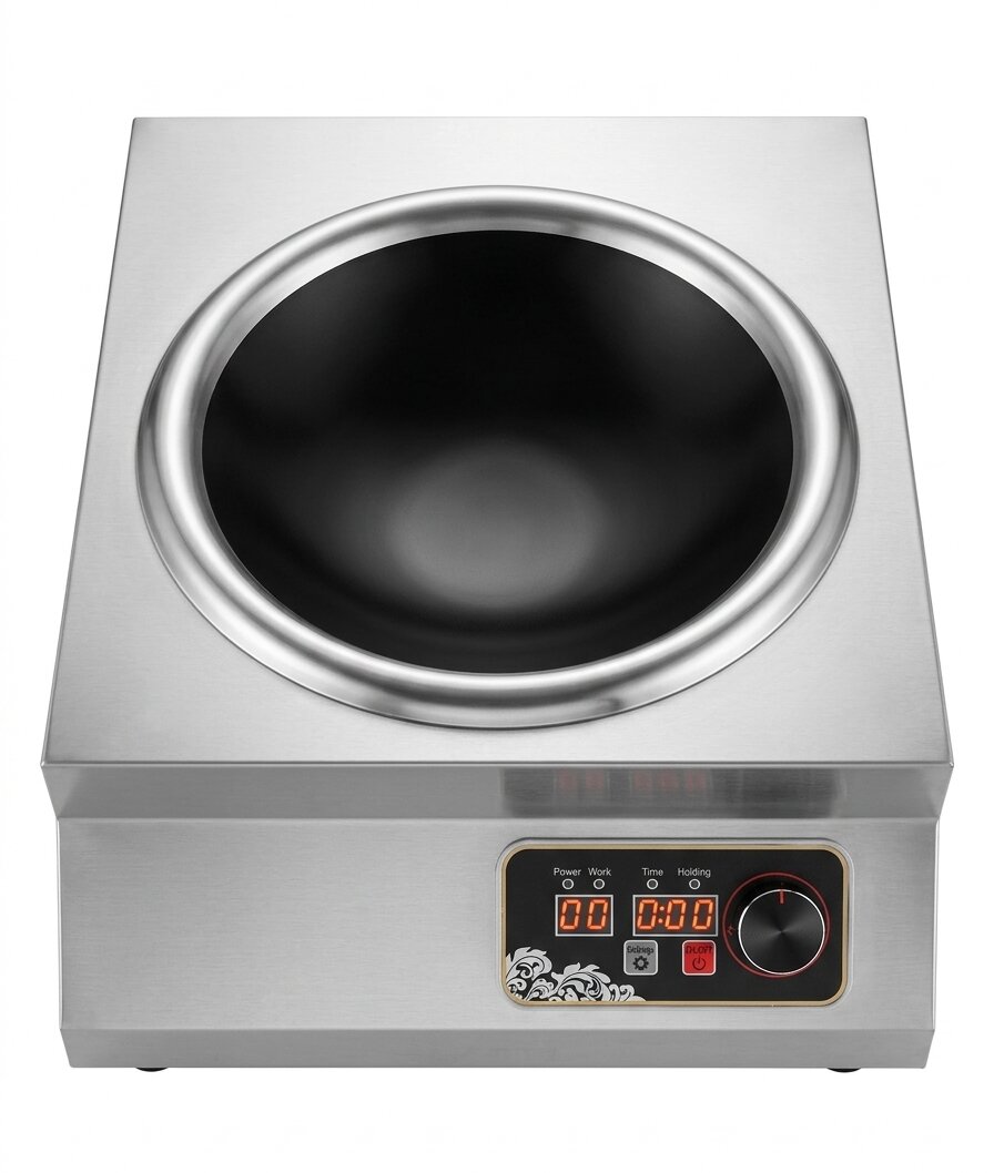 BẾP TỪ CÔNG NGHIỆP FUGER FG X50CC PRO 5000W kính lõm