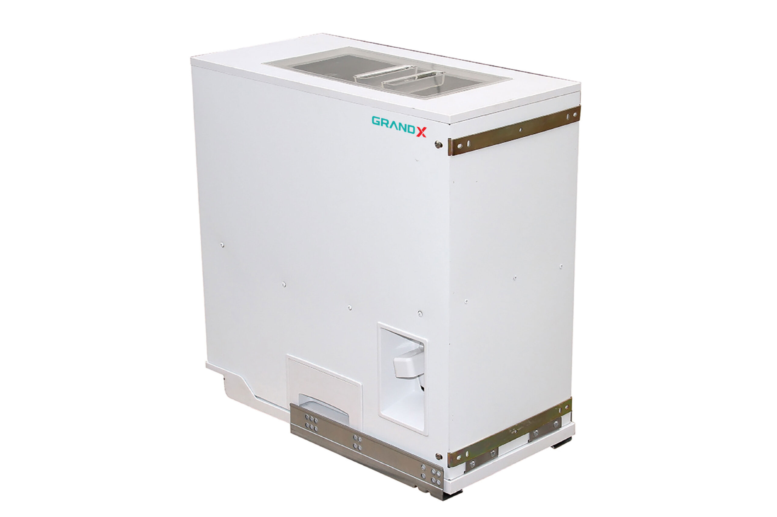 Thùng gạo GrandX XR.P26-1 25kg cánh kéo lắp âm tủ