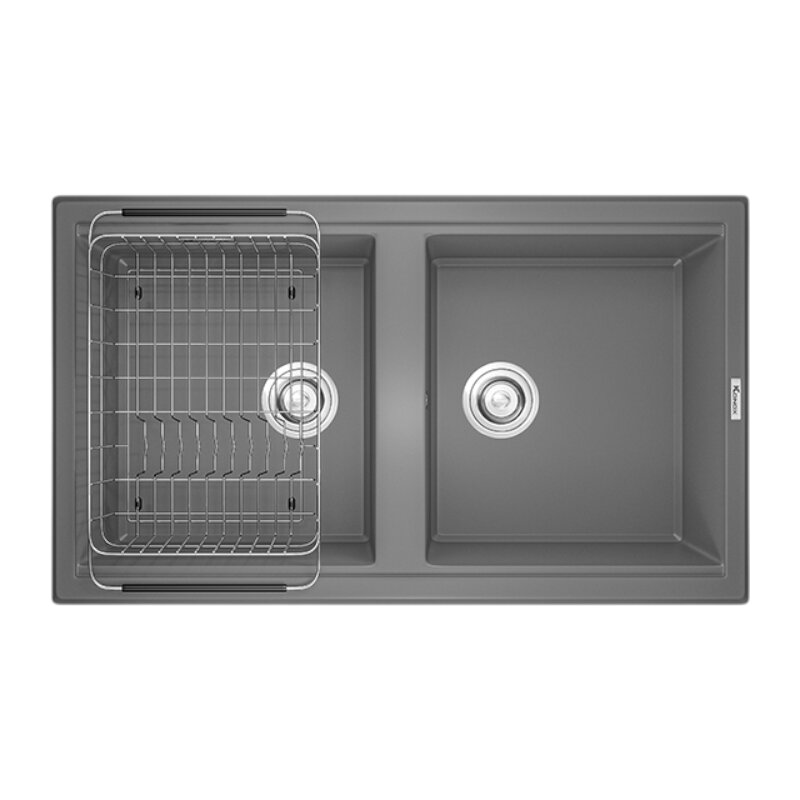 Chậu rửa bát đá Granite Konox Phoenix Smart 860 Grey