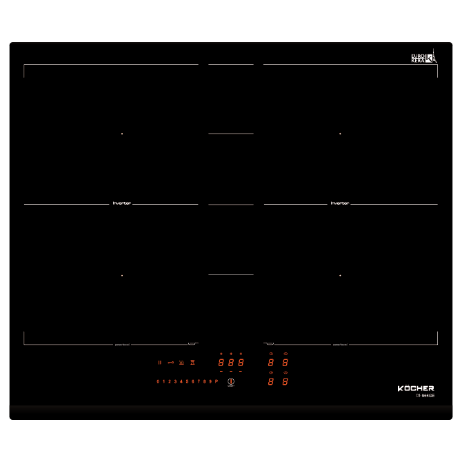 Bếp từ 4 vùng nấu DI-866GE - Nhập khẩu Đức - Công nghệ G5 Inverter