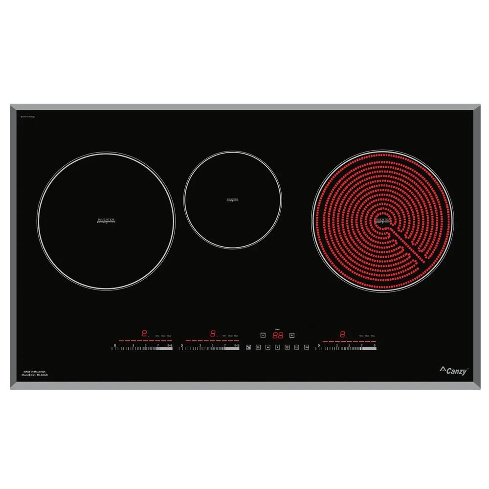 Bếp điện từ hồng ngoại Canzy CZ-ML86GB - 3 Vùng Nấu Malaysia