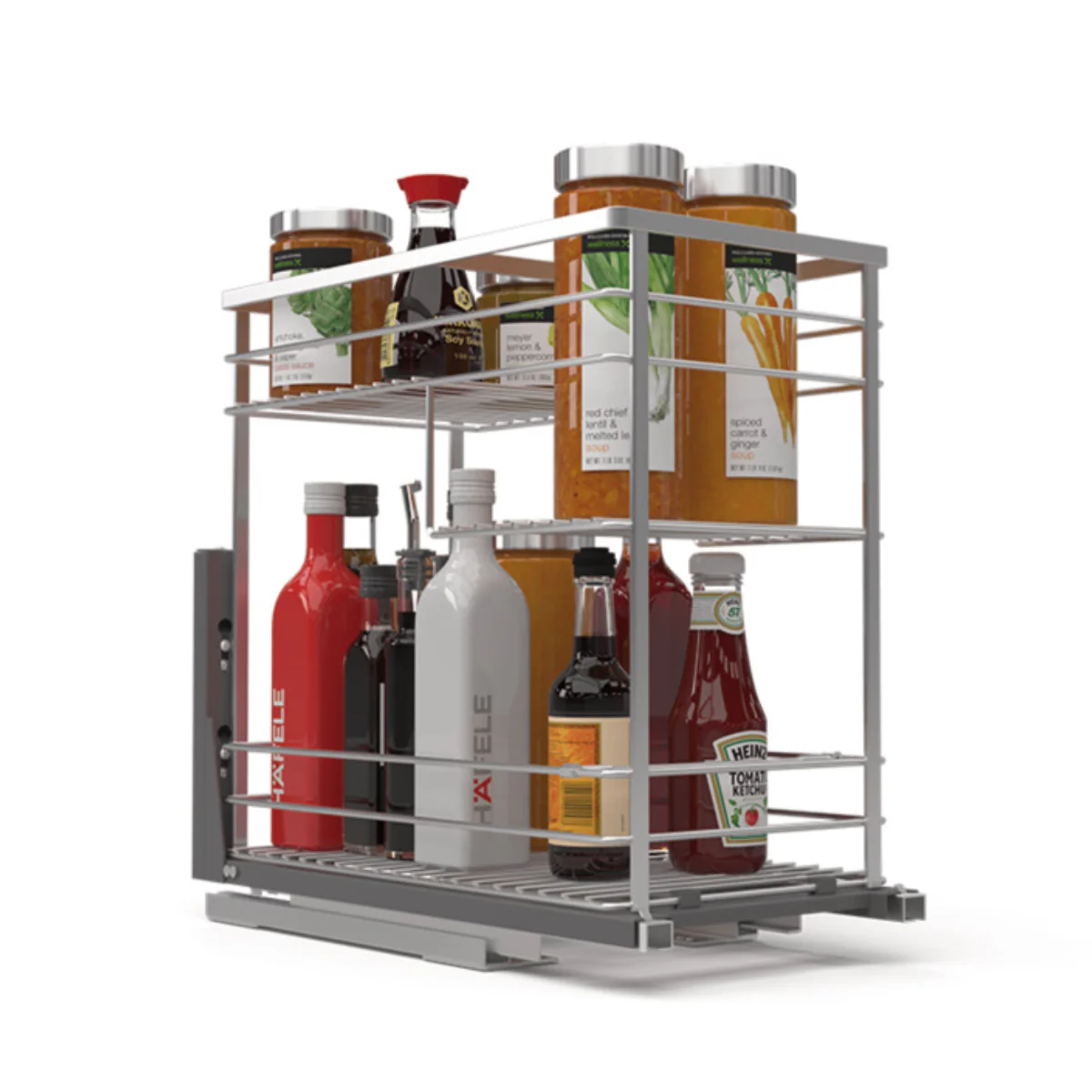 Bộ rổ gia vị Hafele Sonata 549.20.032 - Inox 304 - 200mm