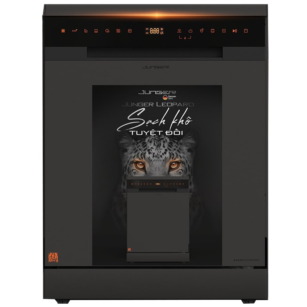 Máy rửa bát Junger JG Leopard DWJ-183-VG 15 bộ Sấy UV - AI Plus