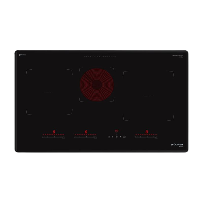 Bếp điện từ 3 vùng nấu EI-355 - Nhập khẩu Hàn Quốc - Kết hợp hồng ngoại