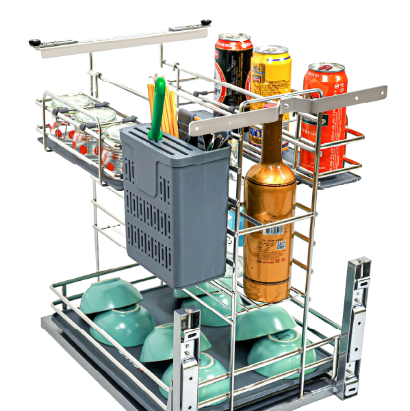 Giá dao thớt gia vị nan Oval GrandX XK.30M2-1