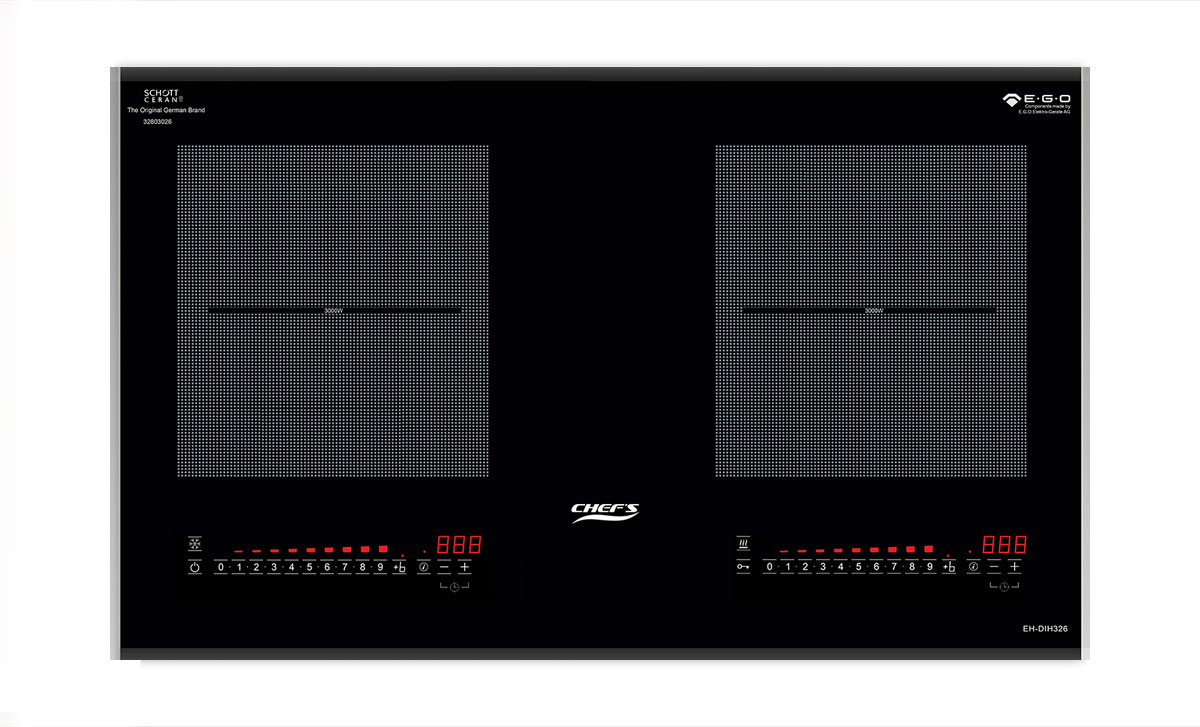 Bếp từ đôi Chef's EH-DIH326 - Linh kiện E.G.O chính hãng