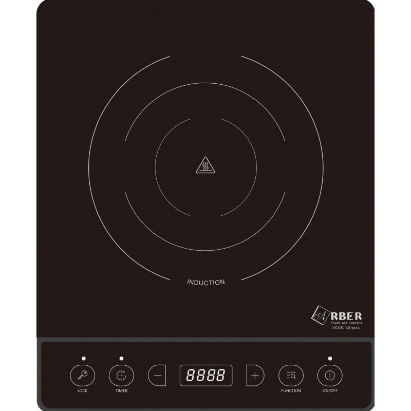 Bếp Từ Đơn Arber AB302A – Công Suất 2000W, Tặng Nồi Inox