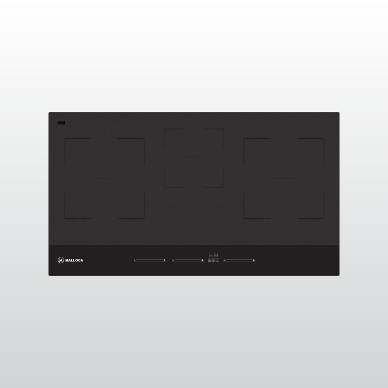 Bếp từ Malloca Skylux MH-803 mặt kính Double Black - Đẳng cấp 3 vùng nấu