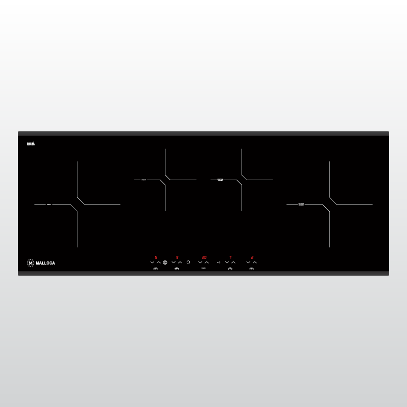 Bếp điện từ kết hợp 2 điện 2 từ Malloca MH-04IR S