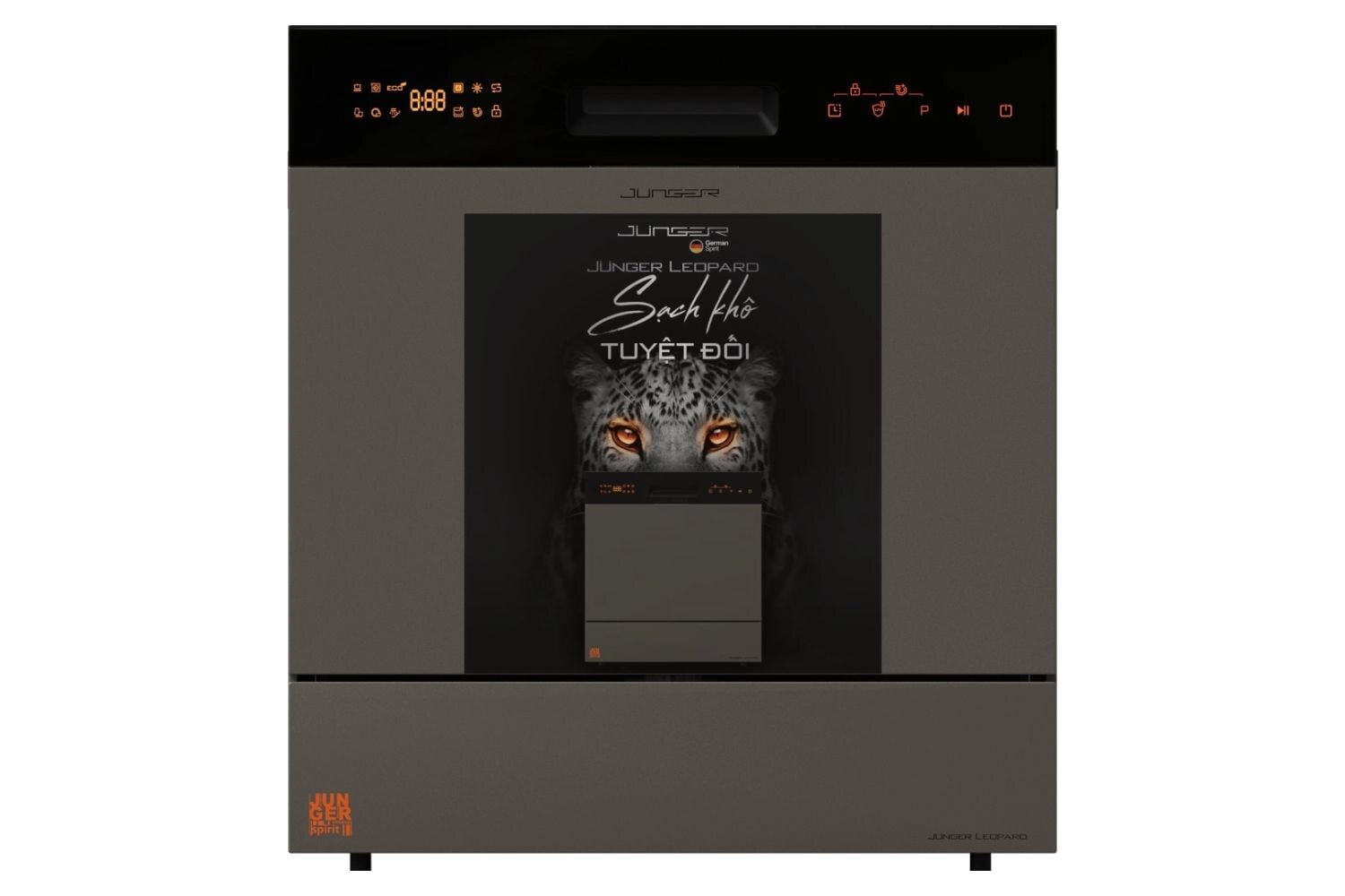 Máy rửa bát Junger JG Leopard DWJ-133-MS - UV Tech + AI Dry