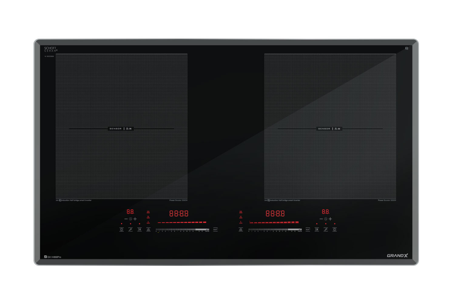 Bếp từ Grandx GX IH868XPro Series 8 nhập khẩu Malaysia | Kính Schott Ceran