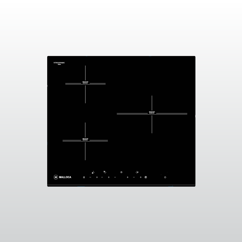 Bếp từ Malloca MH-5903 I chính hãng - 3 vùng nấu công suất 6.5kW