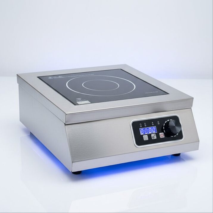 Bếp từ công nghiệp Fuger FG 775B Plus 5000W – IGBT Đức kép – Sôi liu riu – Bản Plus 2025