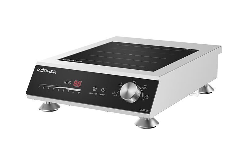 Bếp từ công nghiệp Kocher CI-3500F – Inverter 50% điện – Mâm kép 3500W
