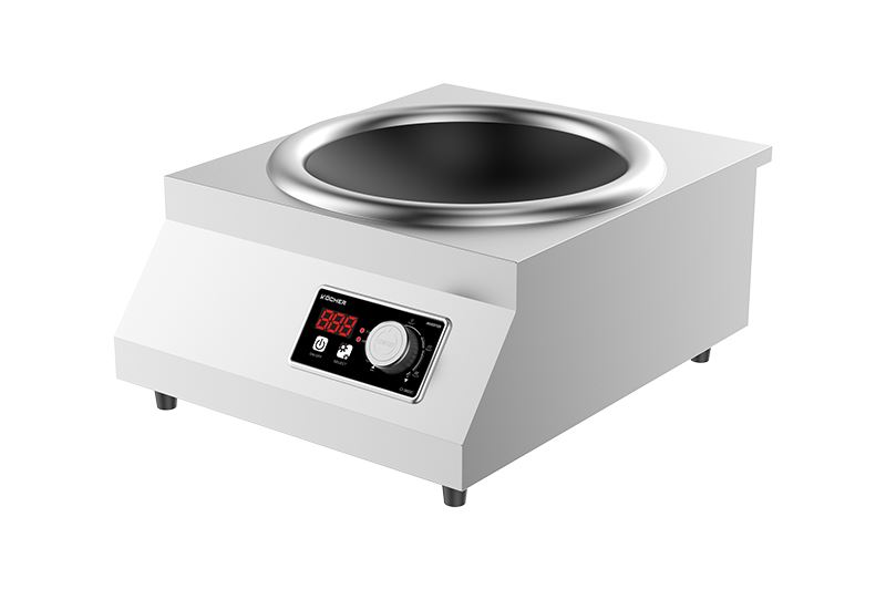 Bếp từ công nghiệp Kocher CI-3600C mặt lõm - Inverter sôi liu riu 45%