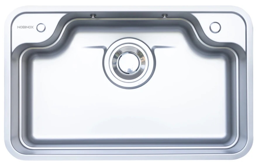 Chậu rửa bát 1 hố Nobinox LIKEN NL790D - Vân vải - 800mm