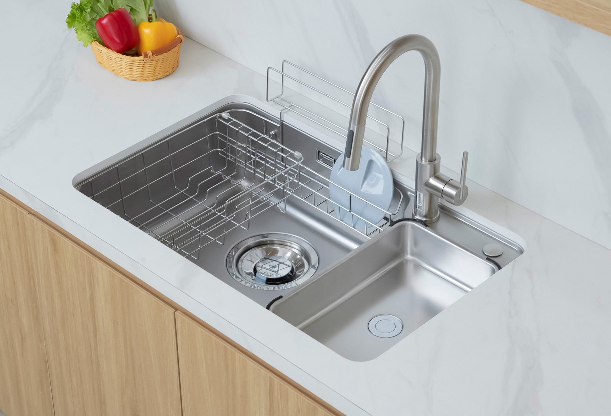 Chậu rửa bát Kluger KH8050SL Plus – Dòng HARU Series cao cấp
