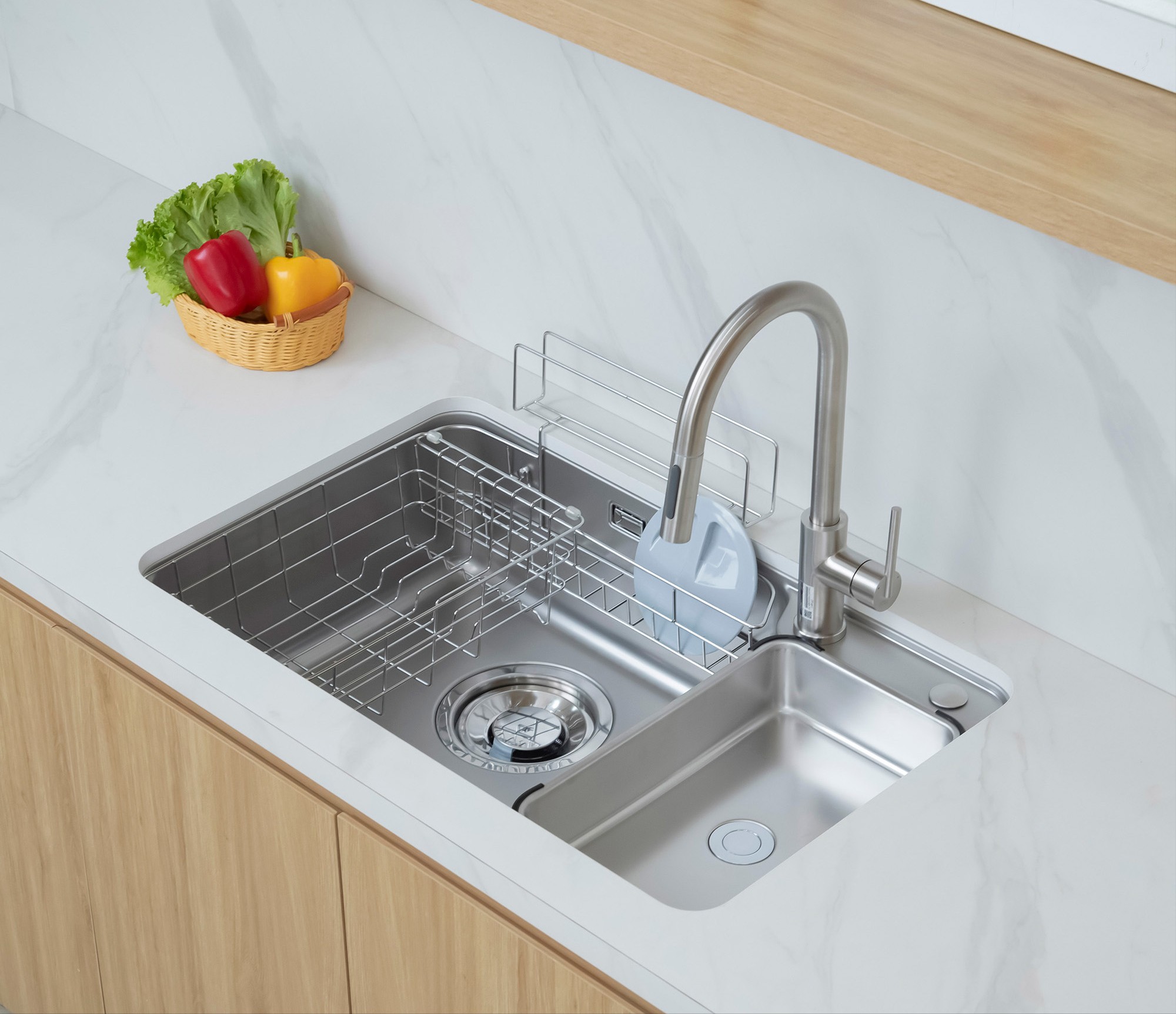 Chậu rửa bát Kluger KH8050FS Plus – Chuẩn Nhật, Inox 304 cao cấp