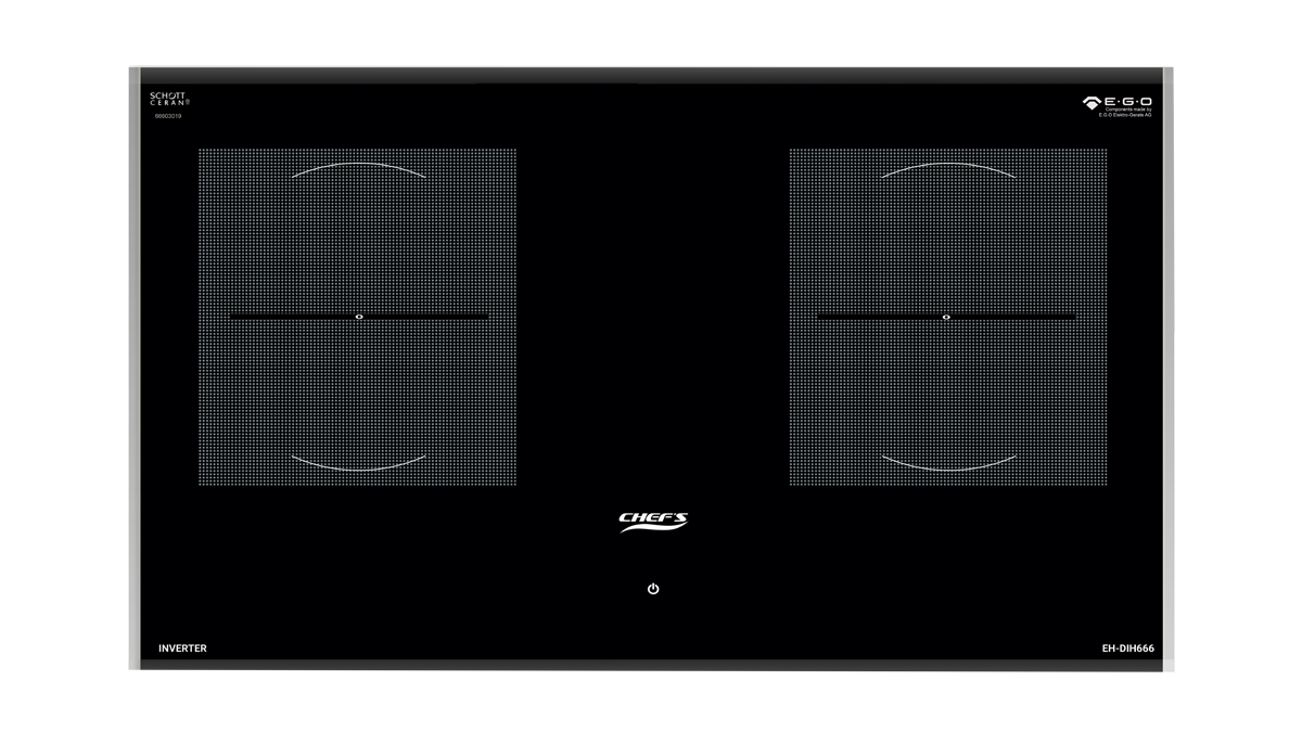 Bếp từ đôi Chef's EH-DIH666 - Linh kiện E.G.O chính hãng