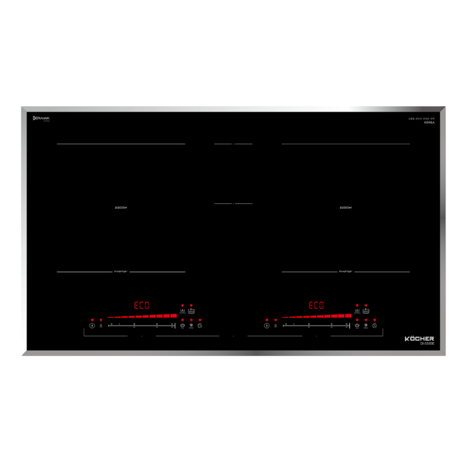 Bếp từ đôi KOCHER DI-333SE - Nhập khẩu Hàn Quốc - Thiết kế sang trọng