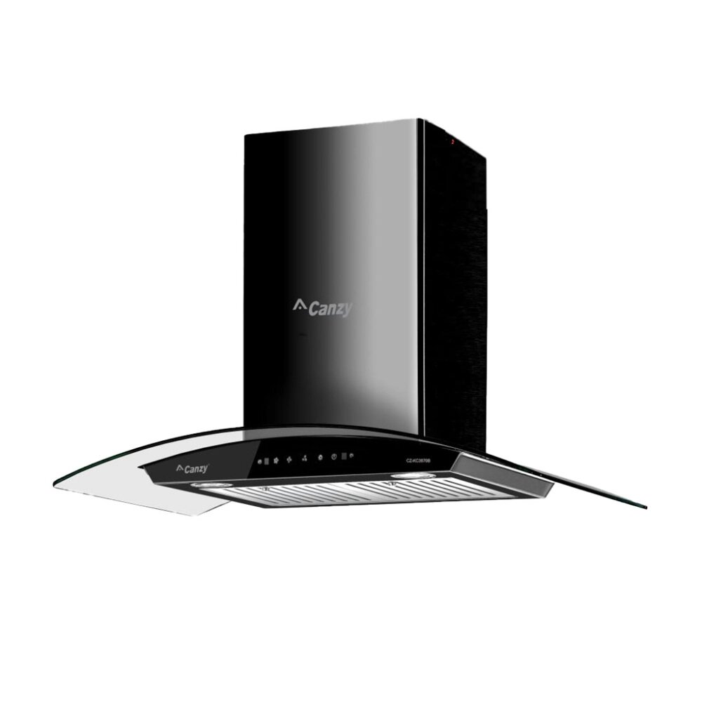 Máy hút mùi Canzy CZ-KC3870B | Kính cong