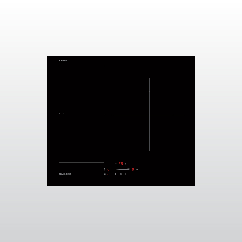 Bếp từ Malloca MI 593 FZ vùng nấu FlexZone - Công nghệ chuẩn Âu