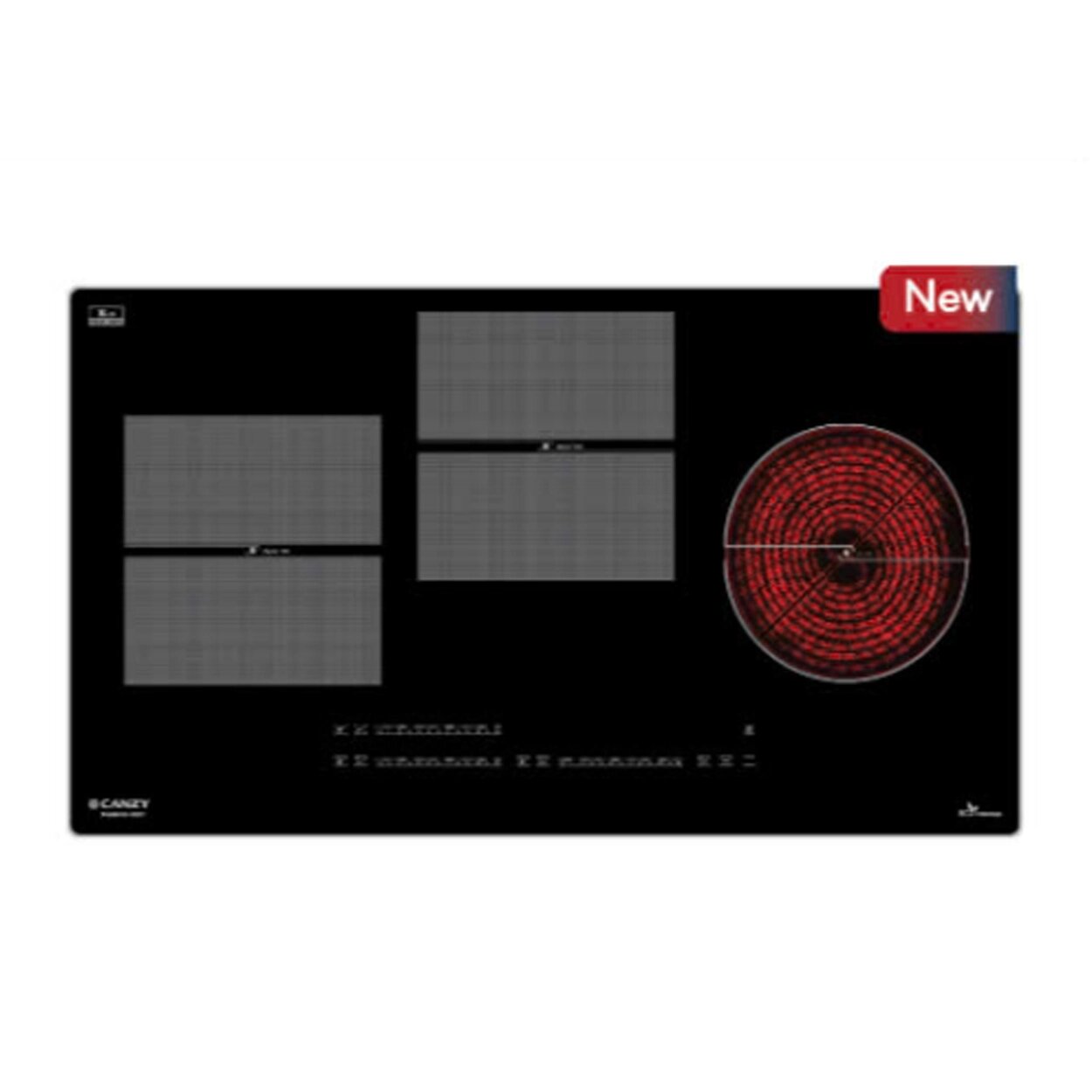 Bếp 3 Vùng Nấu Canzy CZ 032T - 2 Từ 1 Hồng Ngoại Inverter