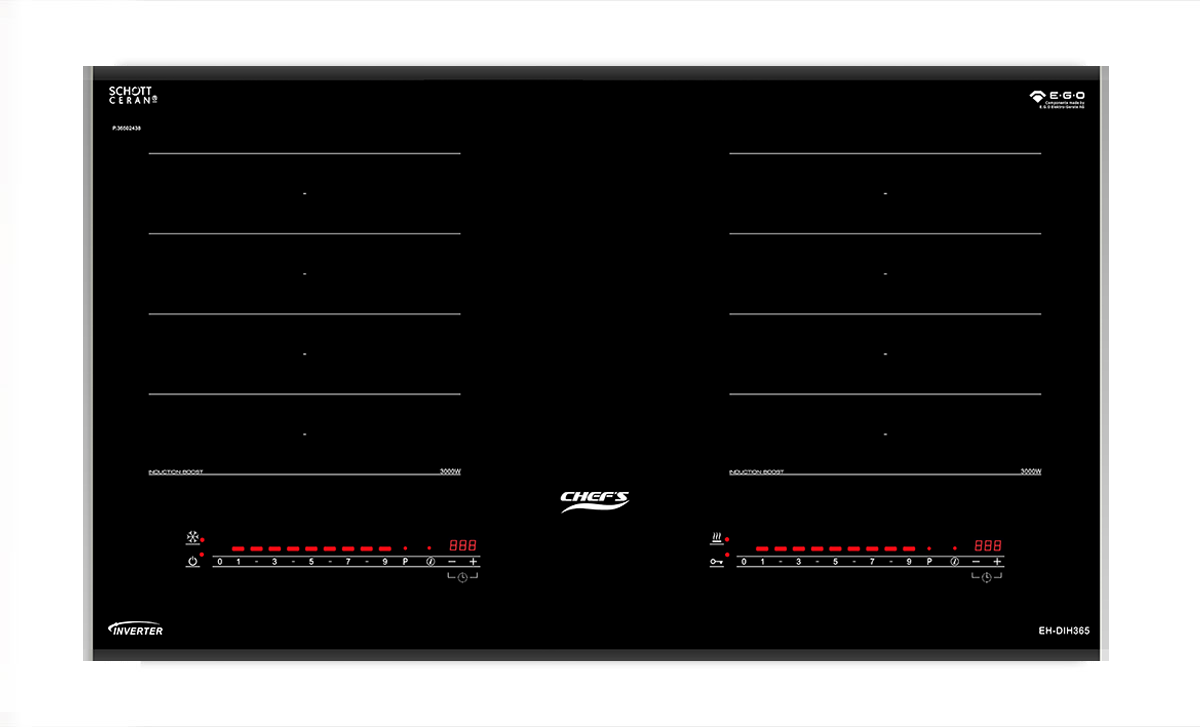 Bếp từ đôi Chef's EH-DIH365