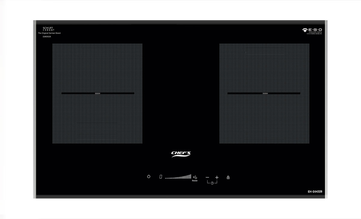 Bếp từ đôi Chef's EH-DIH328 - Linh kiện E.G.O chính hãng