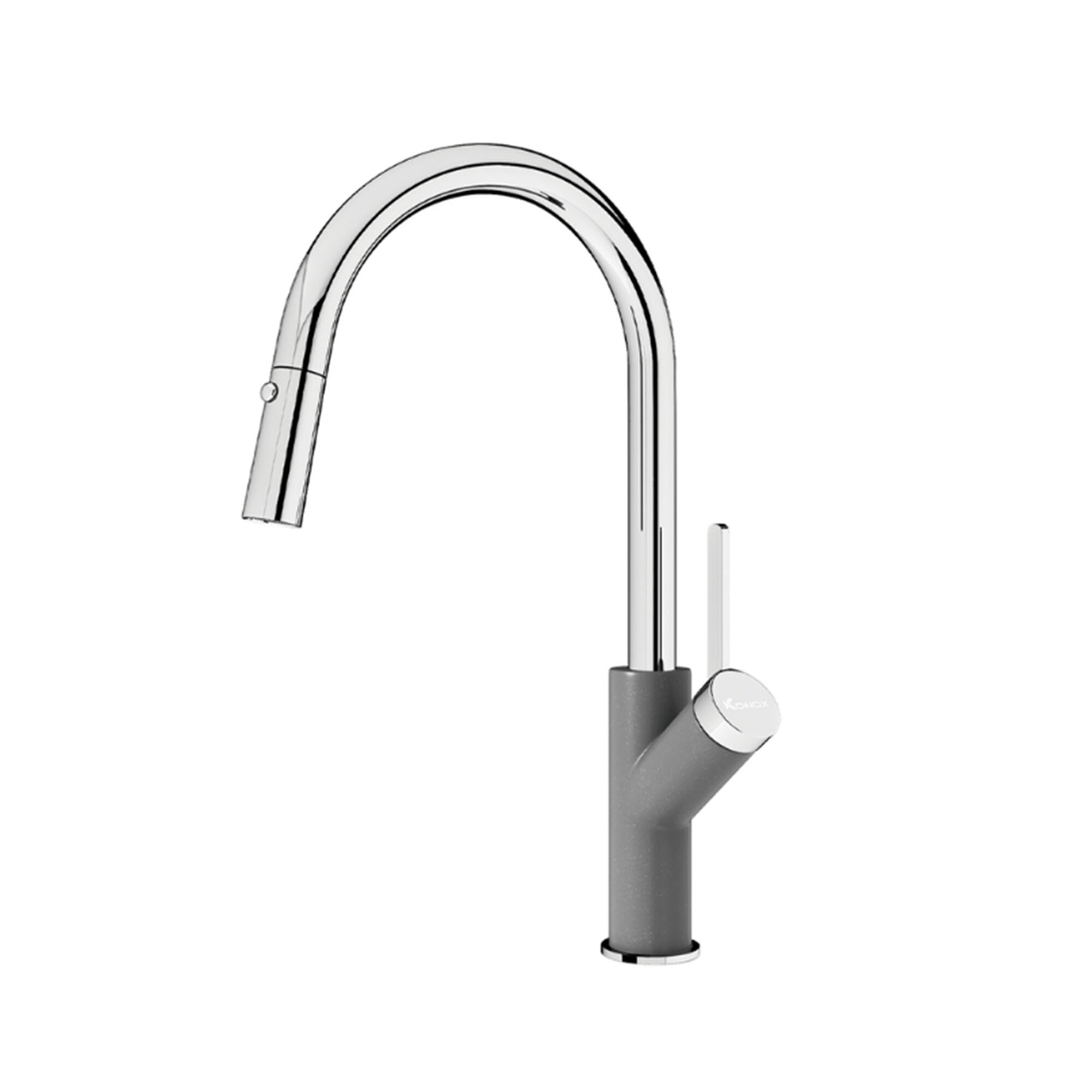 Vòi rửa bát dây rút Konox Ponte Grey